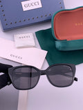 Gucci G77726 Polarized Square Black Lens Sunglasses for Men & Women