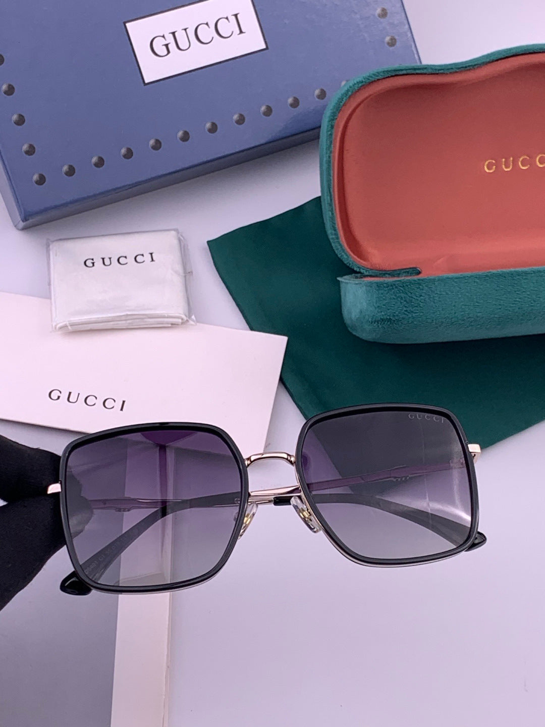 Gucci G1640 Polarized Round Brown Lens Sunglasses for Women - 415135