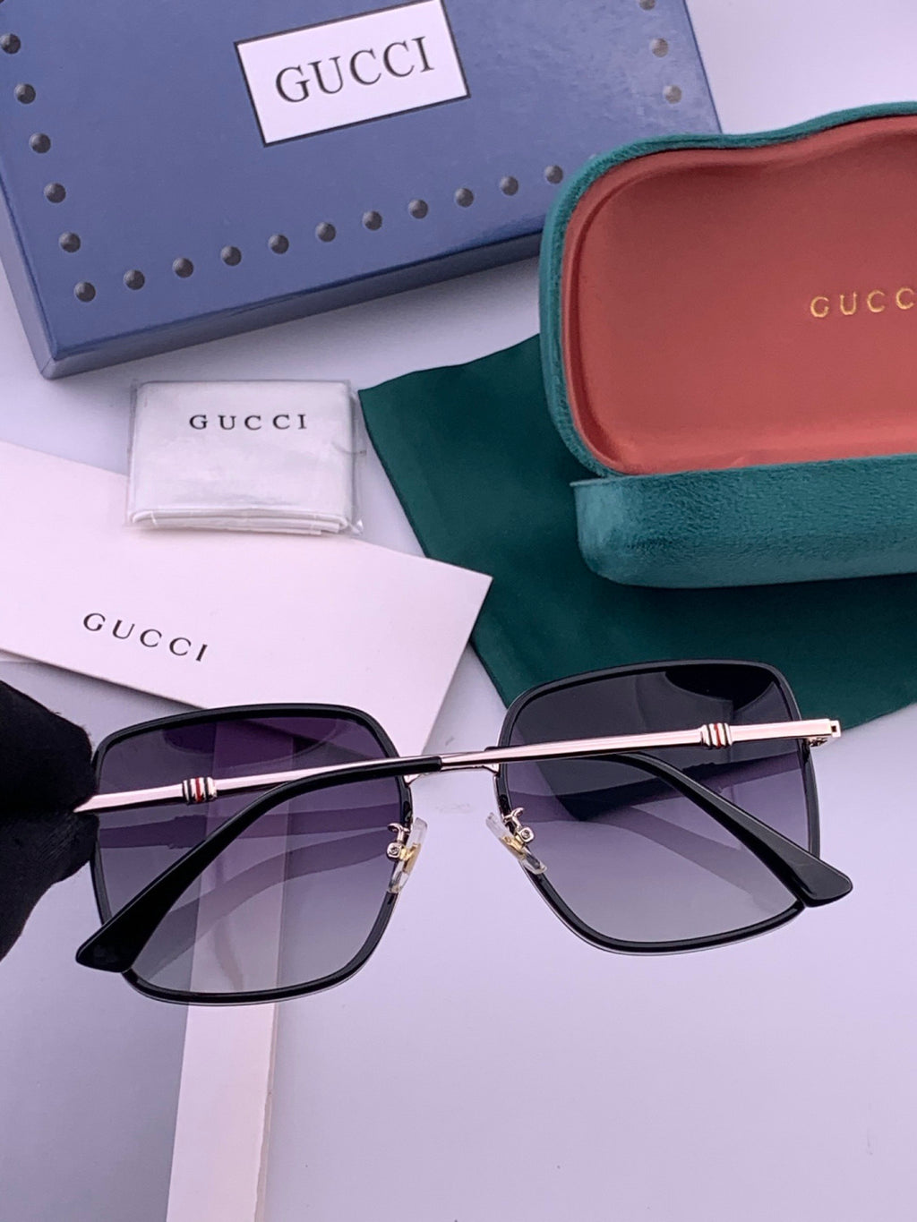 Gucci G1640 Polarized Round Brown Lens Sunglasses for Women - 415135 - detail image 6