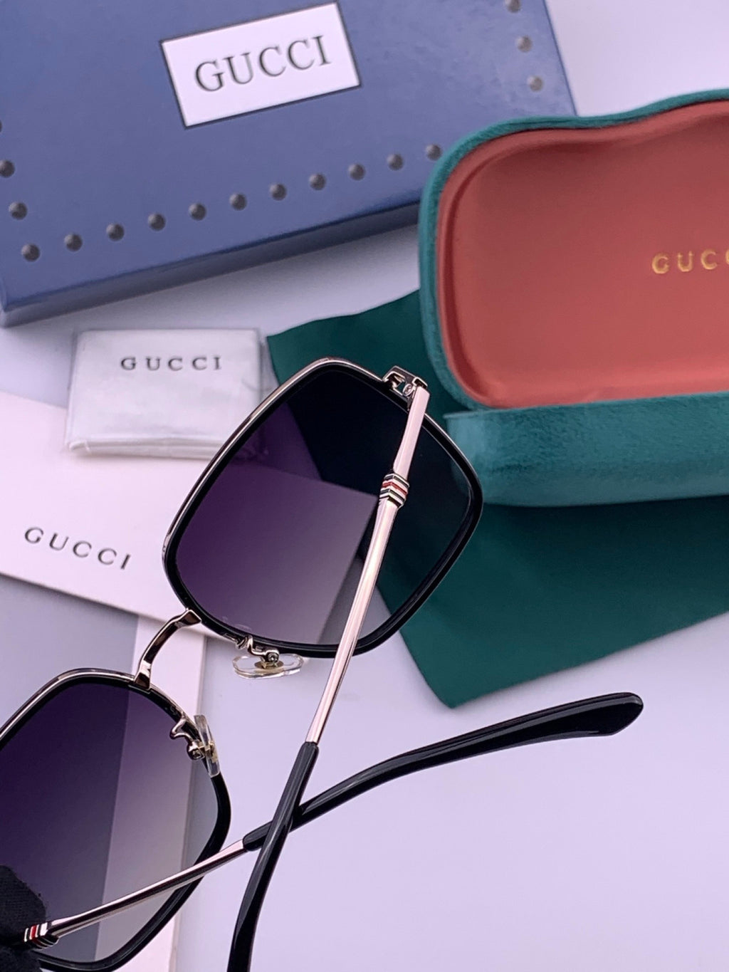 Gucci G1640 Polarized Round Brown Lens Sunglasses for Women - 415135 - detail image 5