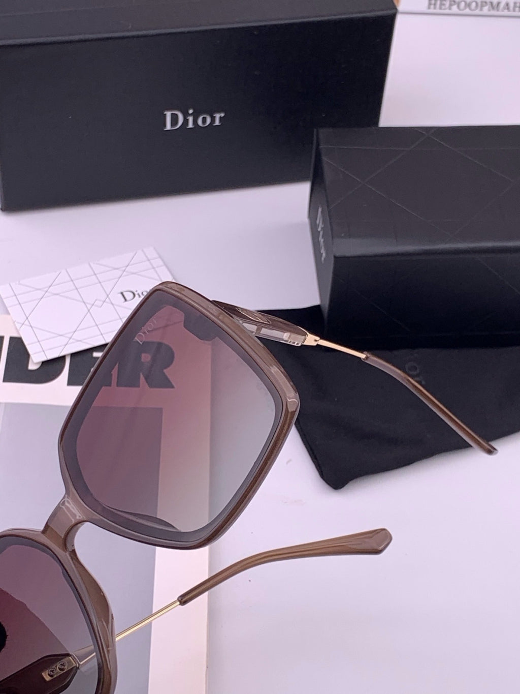 Dior CD6305 Polarized Square Gold Lens Sunglasses for Women - 415432 - detail image 3