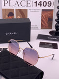 Chanel CH8201 Polarized Rimless Brown Lens Sunglasses for Men & Women