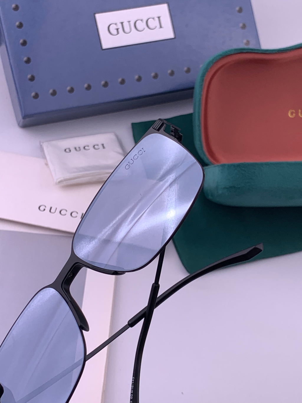 Gucci G01810 Polarized Aviator Gold Lens Sunglasses for Men - 415011 - detail image 4