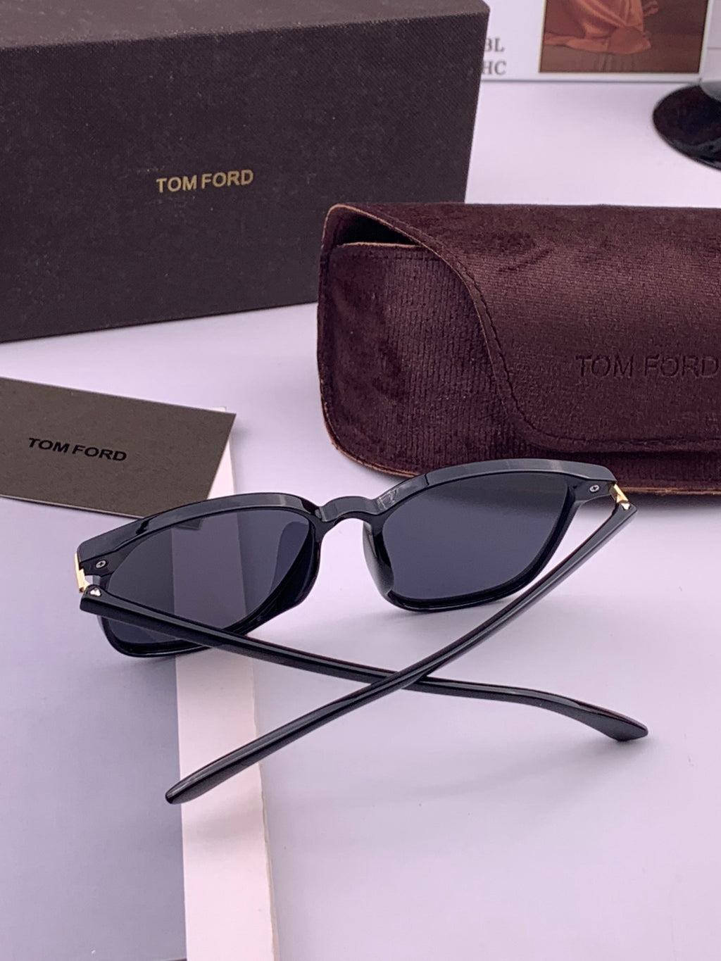 Tom Ford TF32037 Polarized Fashion Black Lens Sunglasses for Men & Wo - 432876 - detail image 6