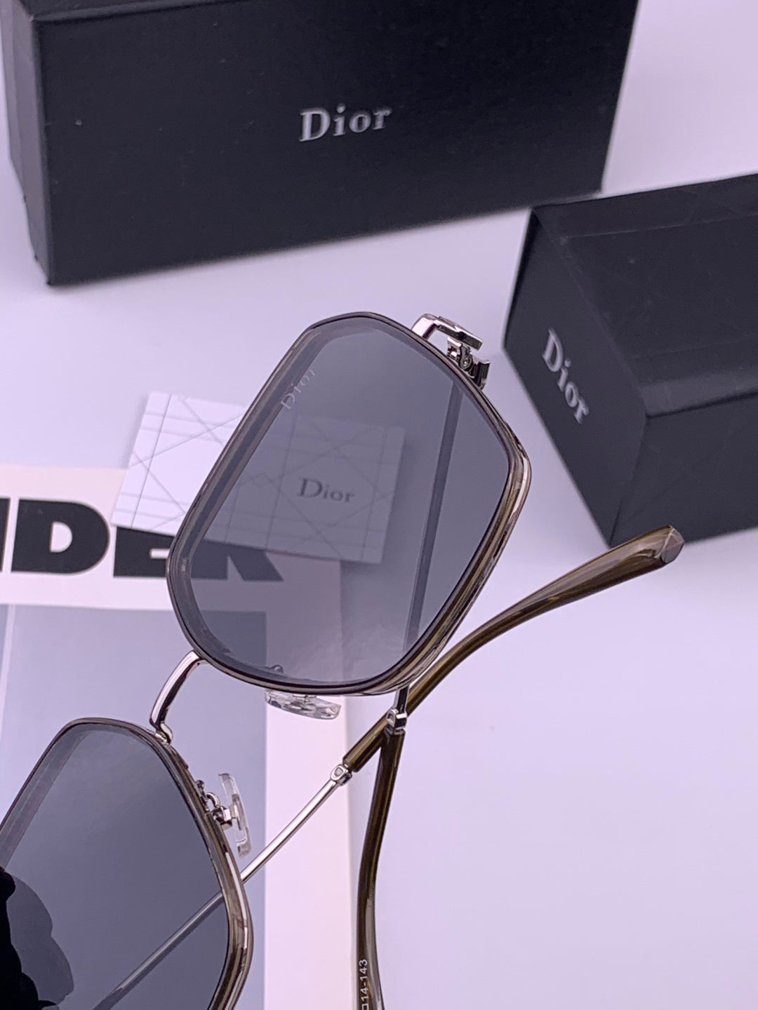 Dior D7635 Polarized Fashion Brown Lens Sunglasses for Men & Women - 431834 - detail image 5