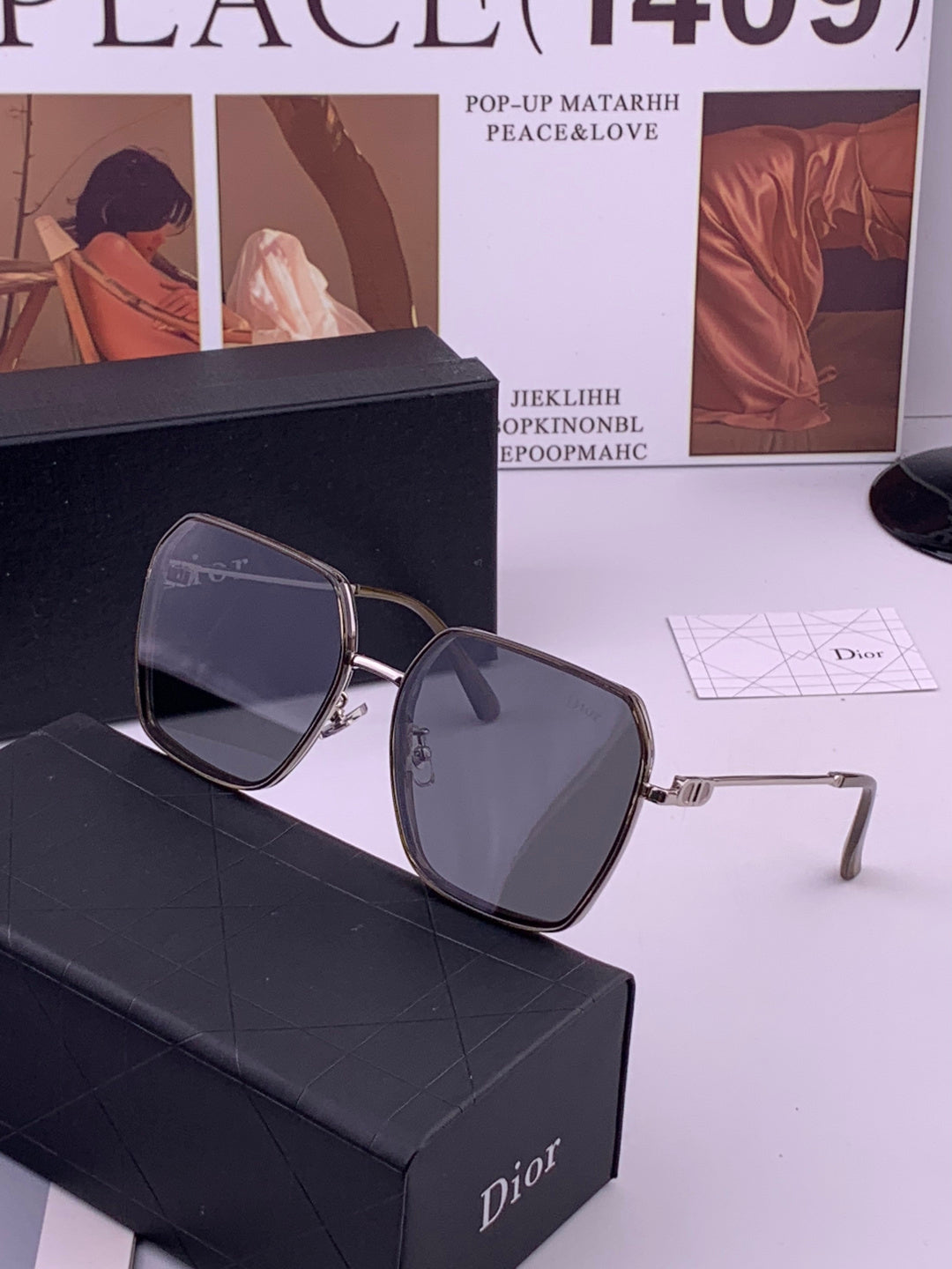 Dior D7635 Polarized Fashion Brown Lens Sunglasses for Men & Women - 431834 - detail image 2