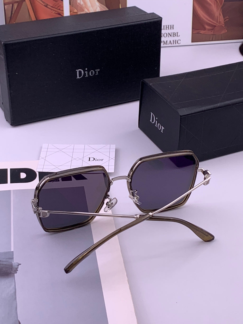 Dior D7635 Polarized Fashion Brown Lens Sunglasses for Men & Women - 431834 - detail image 6
