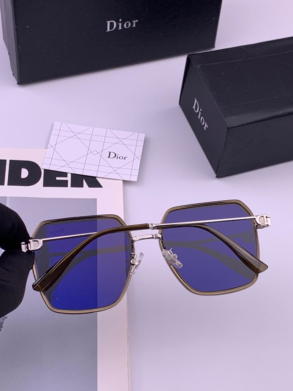 Dior D7635 Polarized Fashion Brown Lens Sunglasses for Men & Women - 431834 - detail image 4