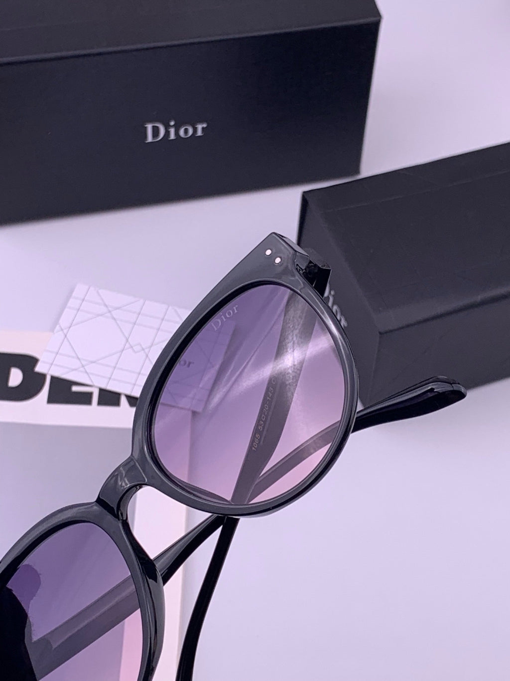 Dior CD5106 Polarized Square Brown Lens Sunglasses for Women - 431709 - detail image 4