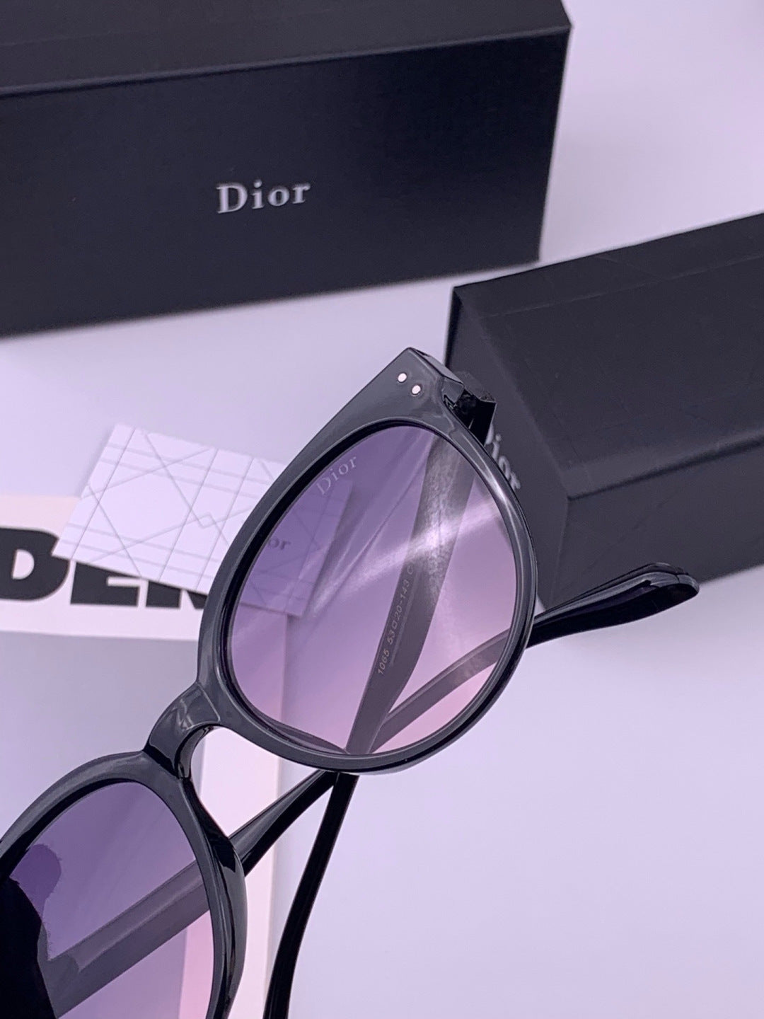 Dior CD5106 Polarized Square Brown Lens Sunglasses for Women - 431709 - detail image 4
