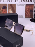 Dior CD2590 Polarized Square Black Lens Sunglasses for Women - 431711