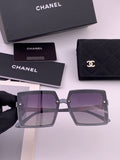 Chanel CH6711 Polarized Square Gold Lens Sunglasses for Women - 431612