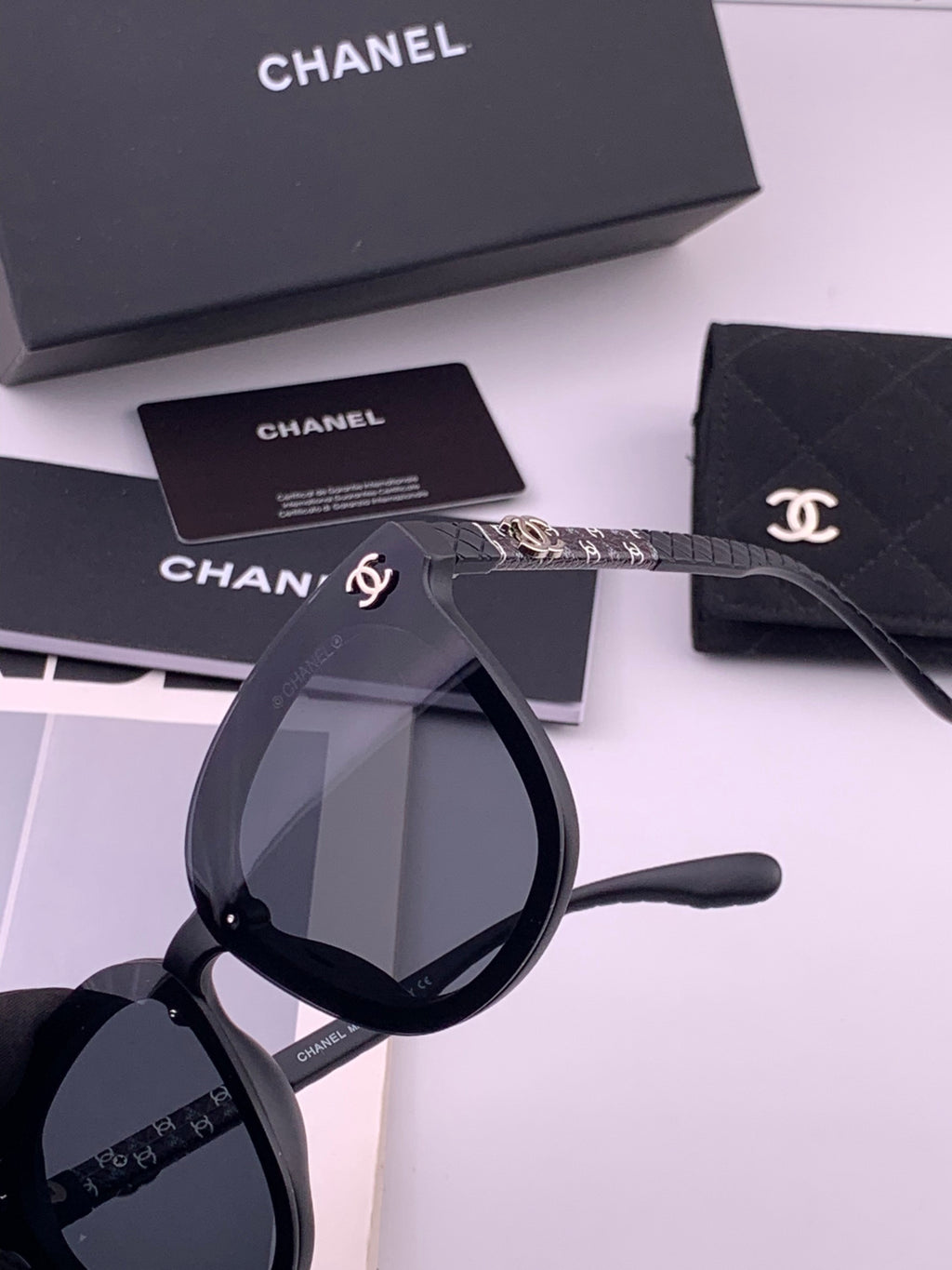 Chanel CH3620 Polarized Square Brown Lens Sunglasses for Men & Women - 431590 - detail image 3