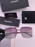 Chanel CH026 Square Brown Lens Sunglasses for Men & Women - 431580