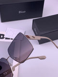 Dior CD1190 Square Brown Lens Sunglasses for Women - 449111