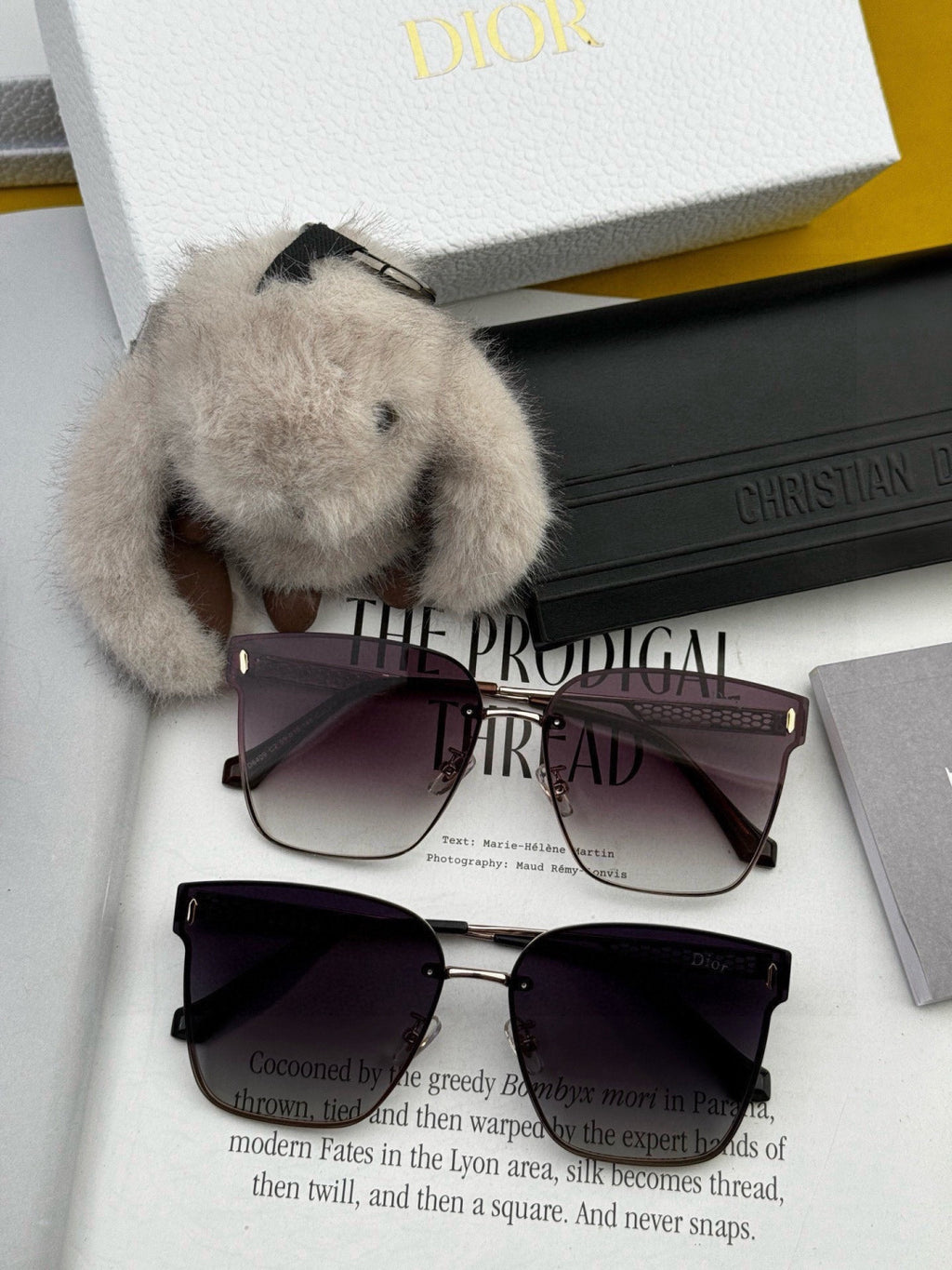 Dior CD9640 Polarized Rimless Black Lens Sunglasses for Men & Women - 449112 - detail image 6