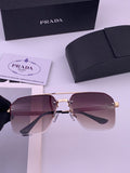Prada Fashion Black Lens Sunglasses for Men - 449358