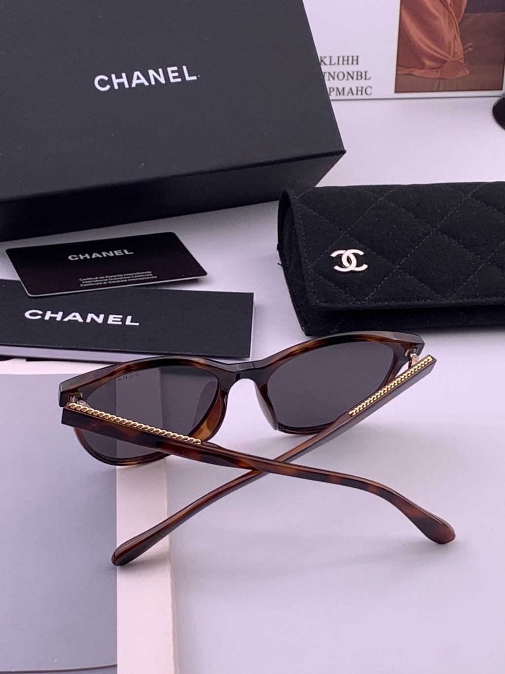 Chanel CH7821 Polarized Round Brown Lens Sunglasses for Men & Women - 449045 - detail image 5