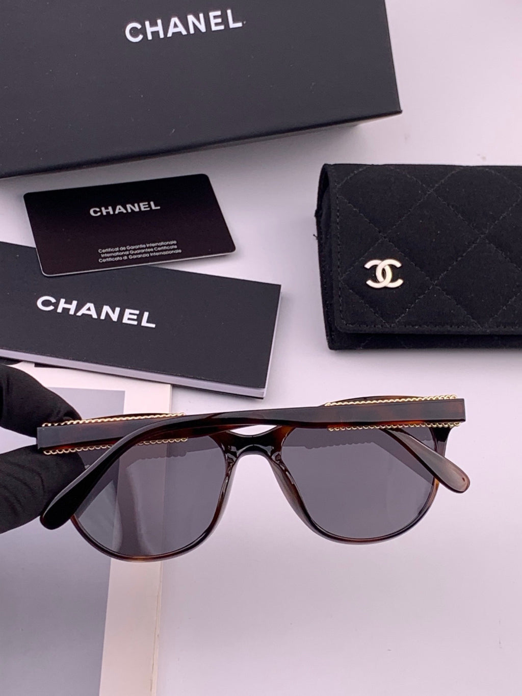 Chanel CH7821 Polarized Round Brown Lens Sunglasses for Men & Women - 449045 - detail image 6