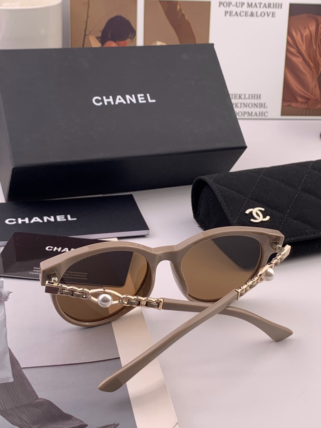 Chanel CH9787 Polarized Oversized Gray Lens Sunglasses for Men & Wome - 449047 - detail image 5