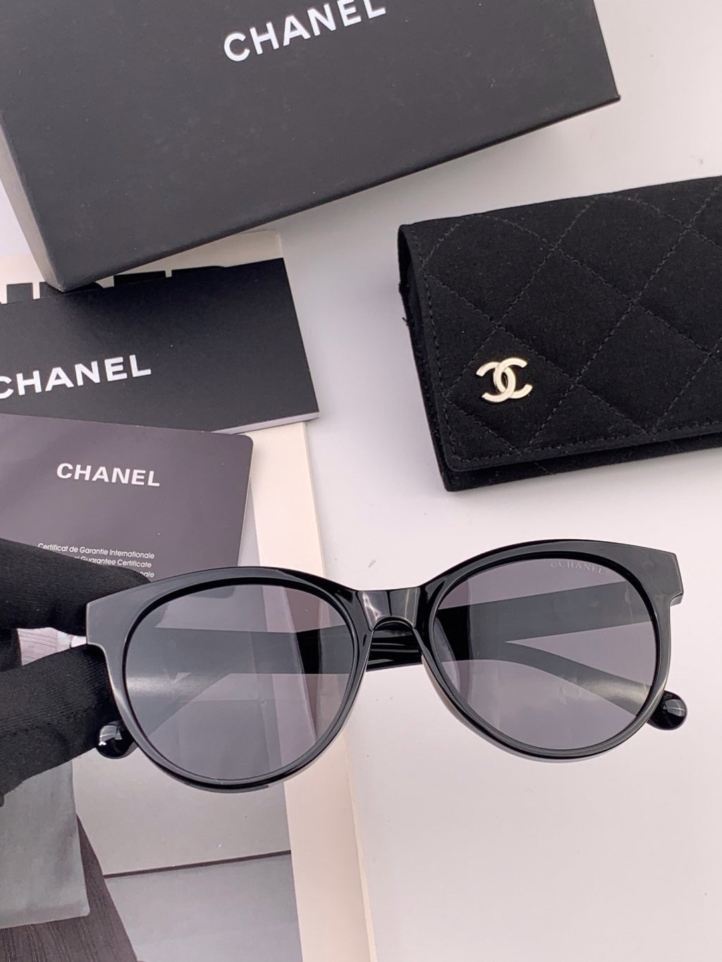 Chanel CH1787 Polarized Round Pink Lens Sunglasses for Women - 448975