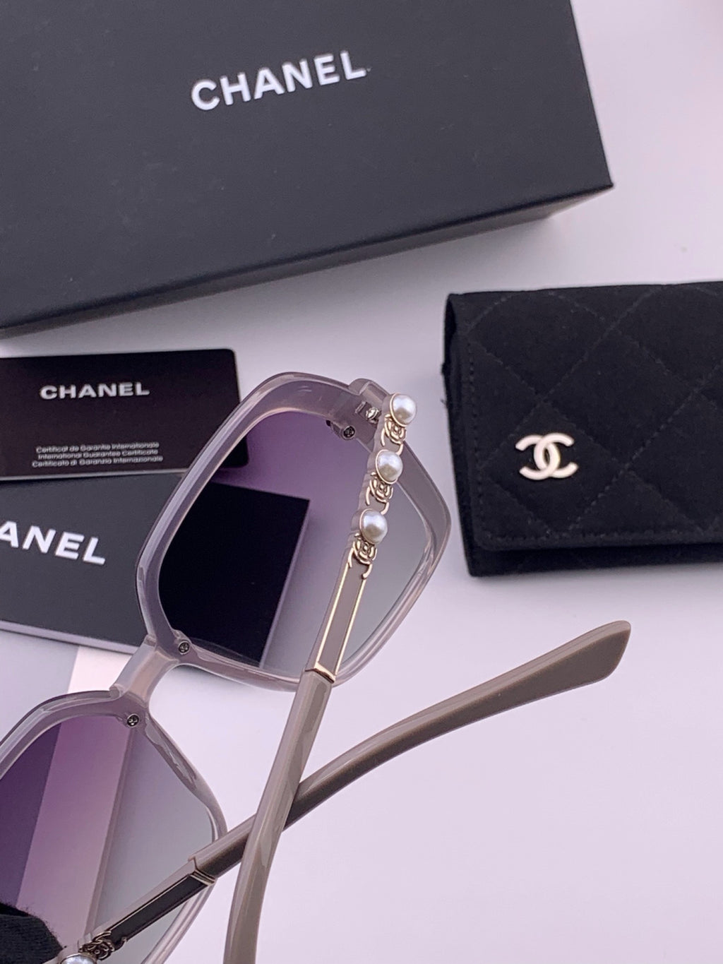 Chanel CH8788 Polarized Oversized Gray Lens Sunglasses for Men & Wome - 448961 - detail image 5