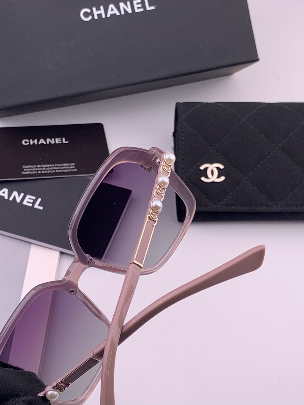 Chanel CH8788 Polarized Oversized Purple Lens Sunglasses for Men & Wo - 448963 - detail image 5