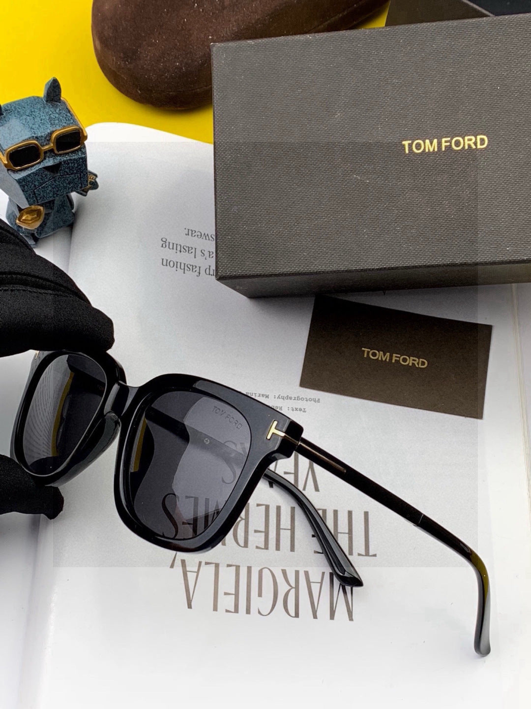Tom Ford TF4876 Polarized Fashion Gold Lens Sunglasses for Men & Wome - 466309 - detail image 2