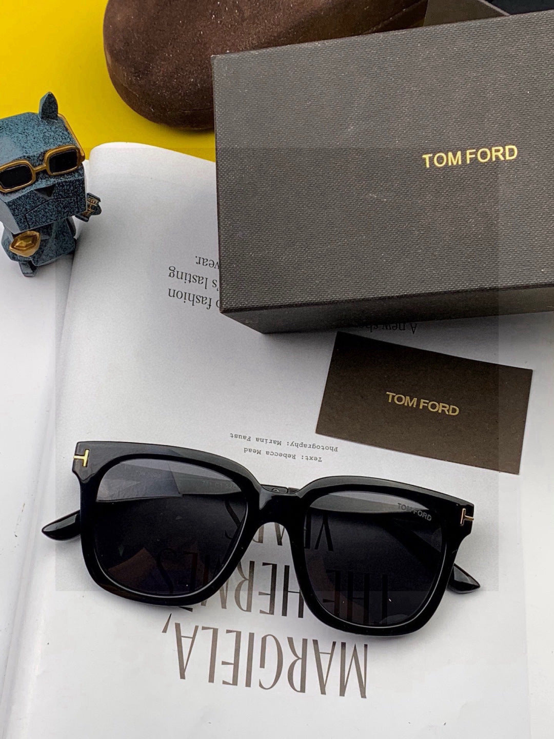 Tom Ford TF4876 Polarized Fashion Gold Lens Sunglasses for Men & Wome - 466309