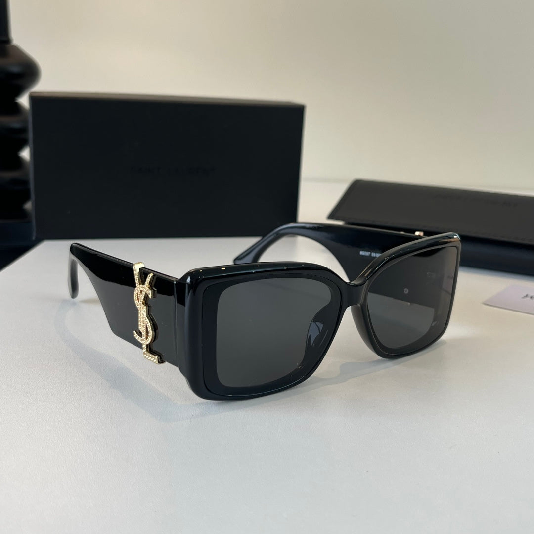 Saint Laurent Fashion Black Lens Sunglasses for Men & Women - 465433