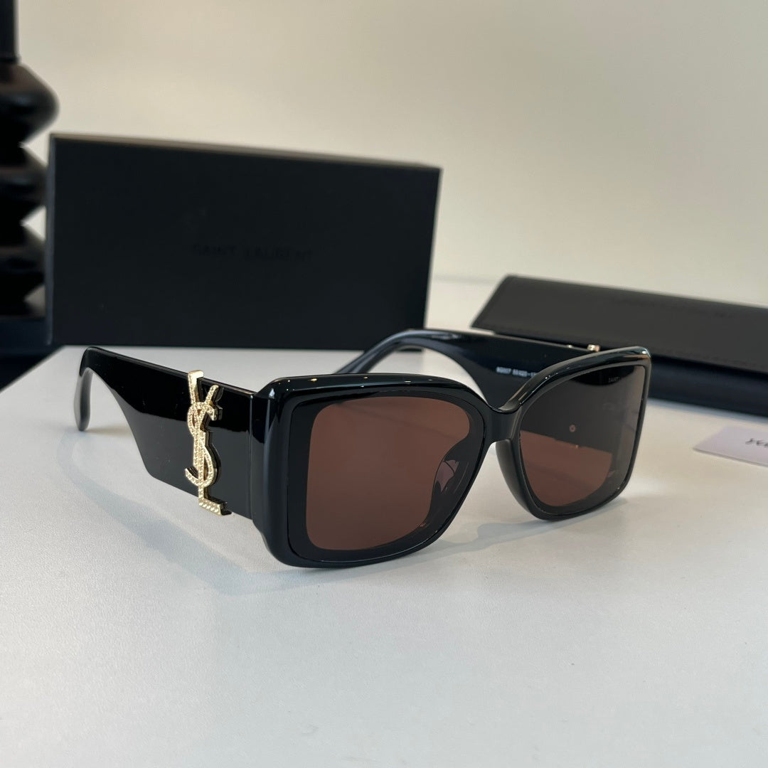 Saint Laurent Fashion Black Lens Sunglasses for Men & Women - 465434