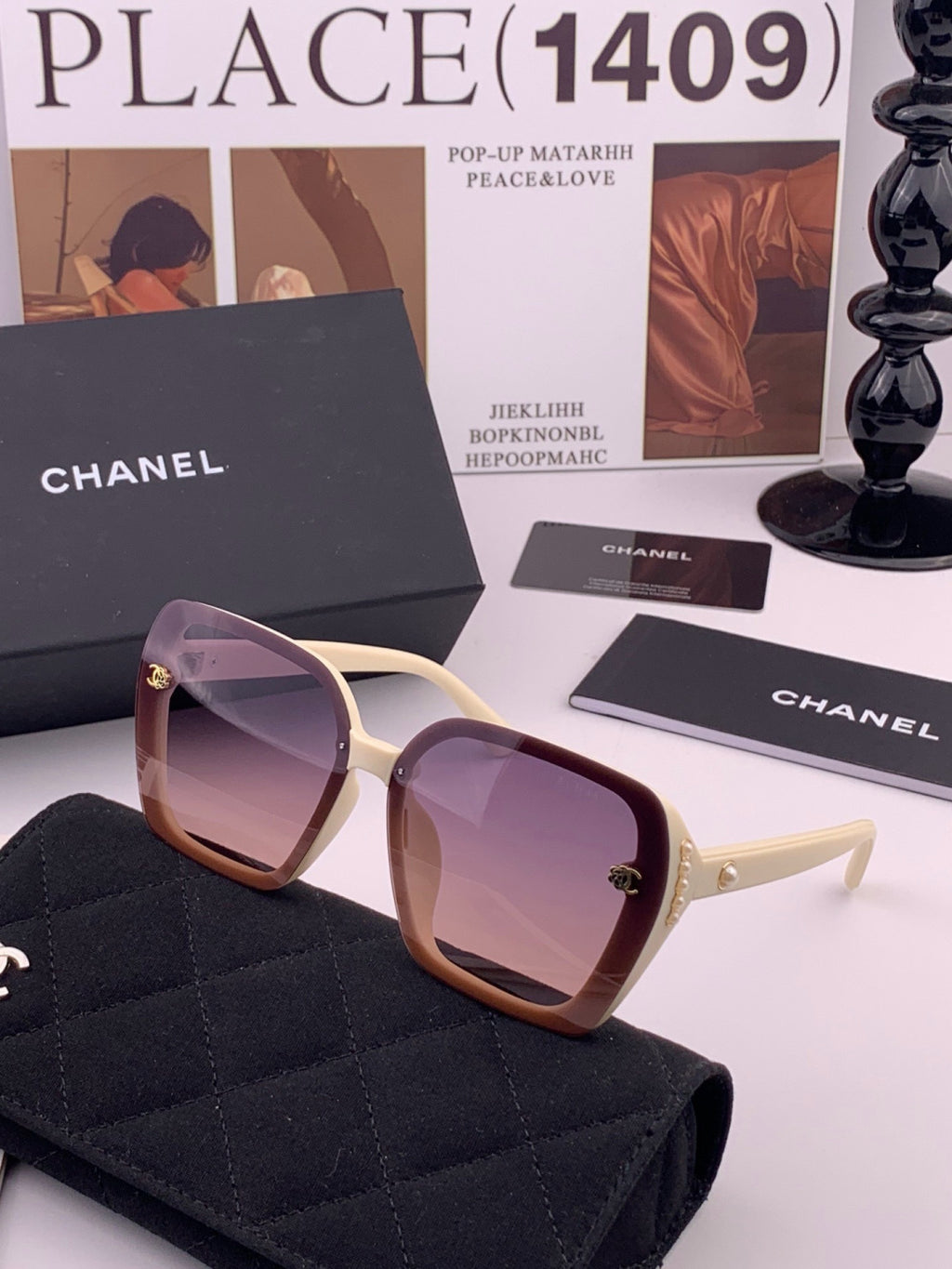 Chanel CH6994 Polarized Oversized Brown Lens Sunglasses for Men & Wom - 465025 - detail image 2