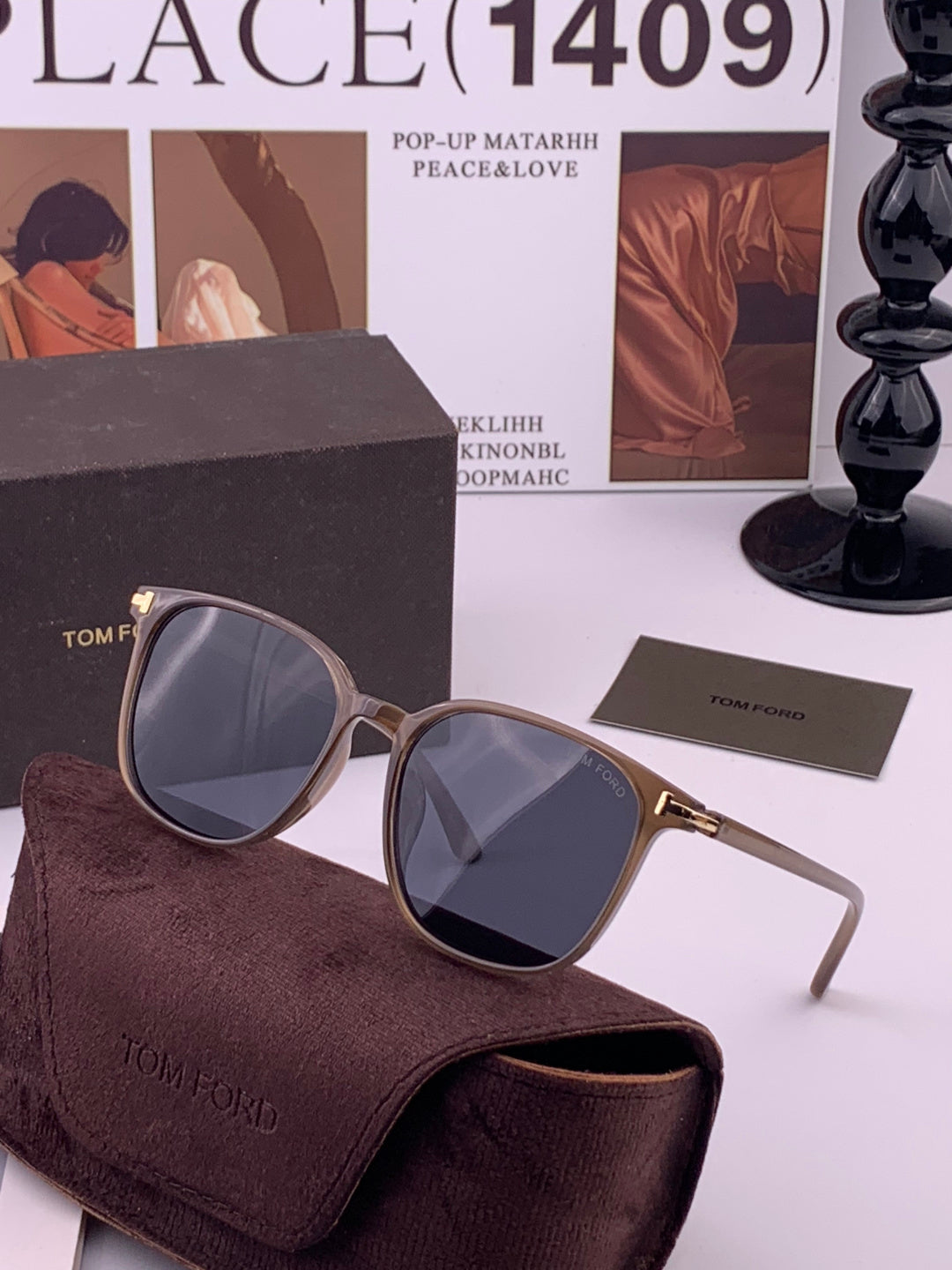 Tom Ford TF32037 Polarized Fashion Gray Lens Sunglasses for Men & Wom - 466336