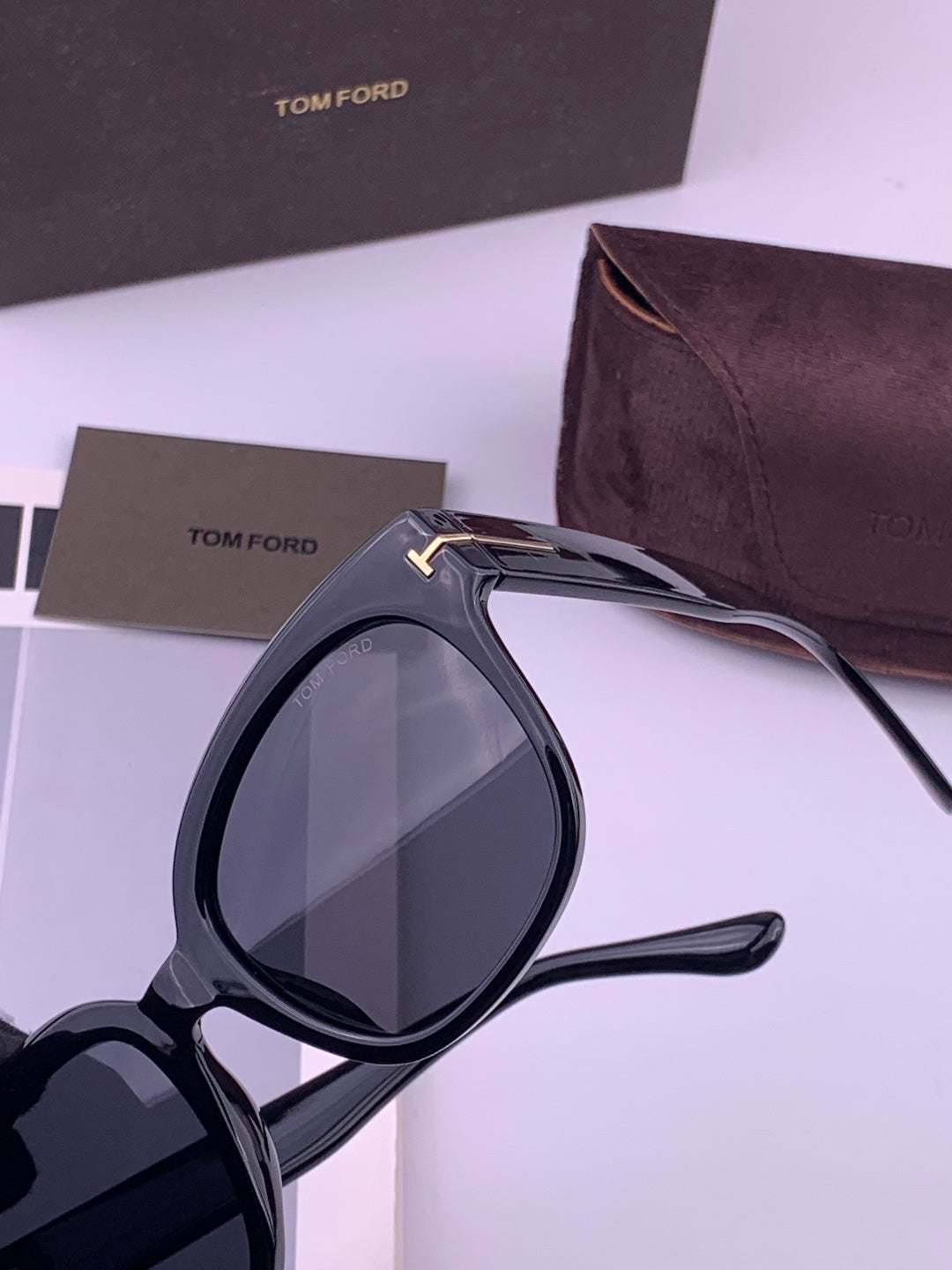 Tom Ford TF1220 Polarized Fashion Black Lens Sunglasses for Men & Wom - 466337 - detail image 3