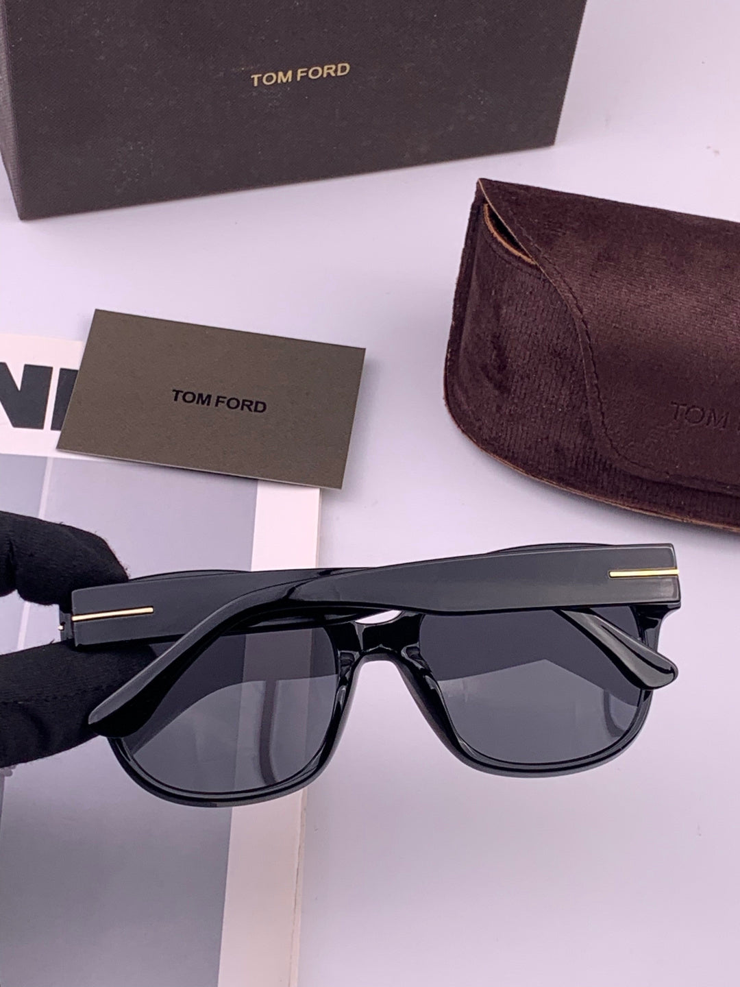 Tom Ford TF1220 Polarized Fashion Black Lens Sunglasses for Men & Wom - 466337 - detail image 5