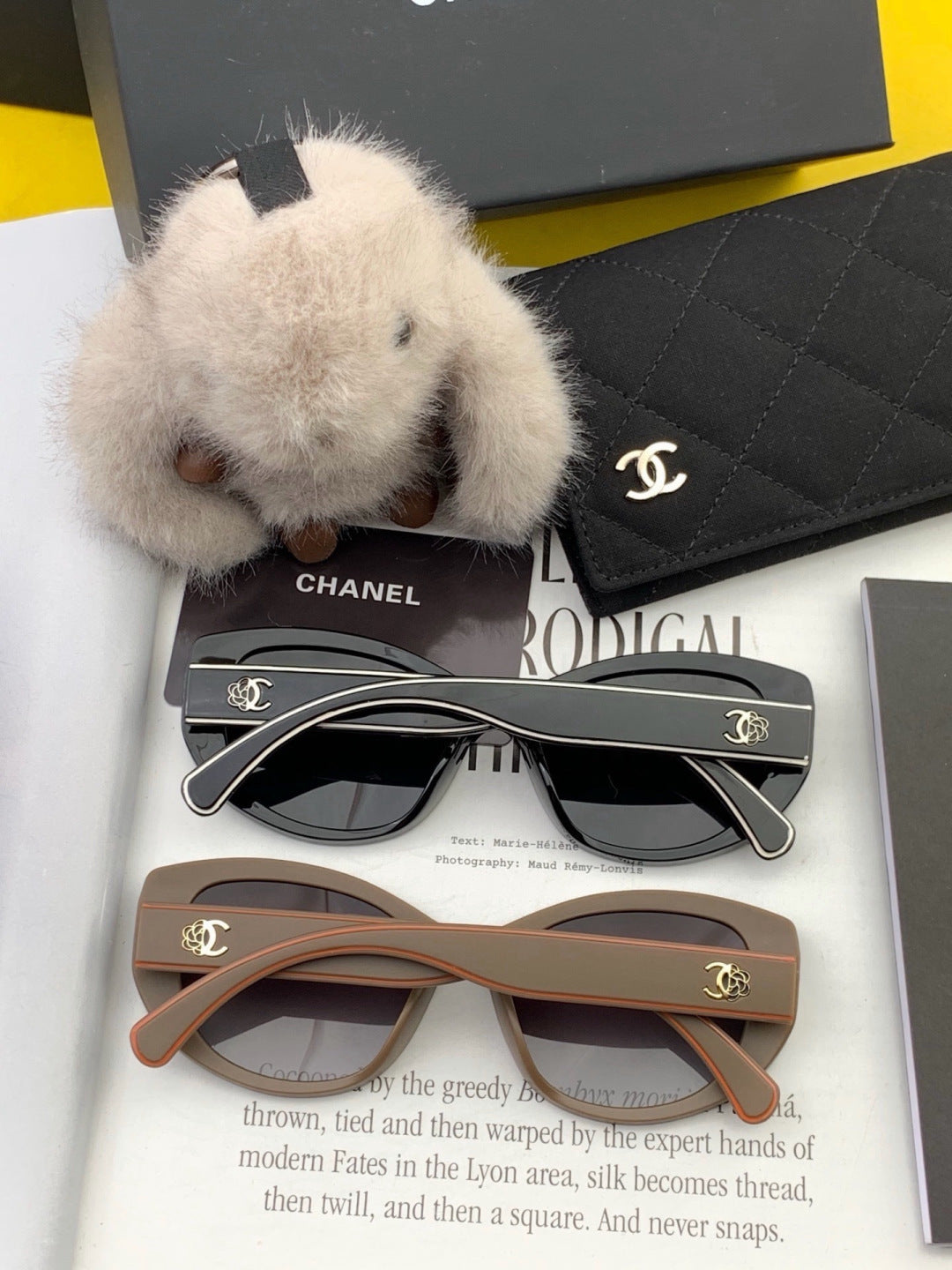 Chanel CH3991 Polarized Round Silver Lens Sunglasses for Women - 465217 - detail image 6