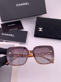 Chanel CH6991 Polarized Round Black Lens Sunglasses for Women - 465118