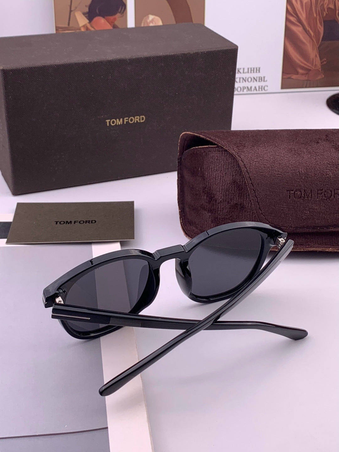 Tom Ford TF4220 Polarized Fashion Gold Lens Sunglasses for Men & Wome - 466338 - detail image 3