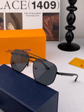 Louis Vuitton L88903 Polarized Aviator Gold Lens Sunglasses for Men