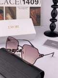 Dior CD95810 Lightweight Rimless Red Lens Sunglasses for Women - 486814