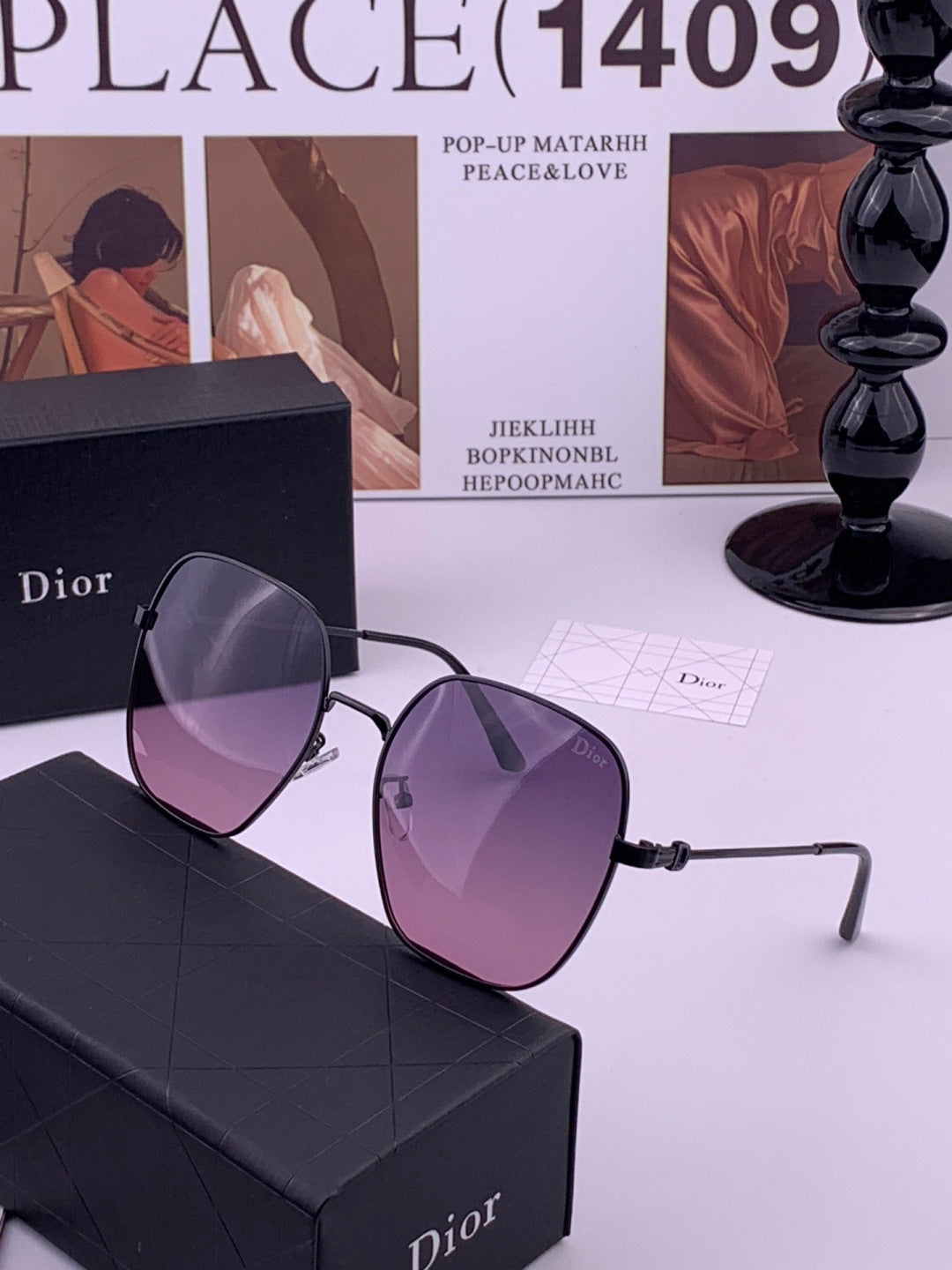 Dior CD2303 Fashion Brown Lens Sunglasses for Men & Women - detail image 2