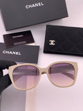 Chanel CH47004 Oversized Purple Lens Sunglasses for Men & Women
