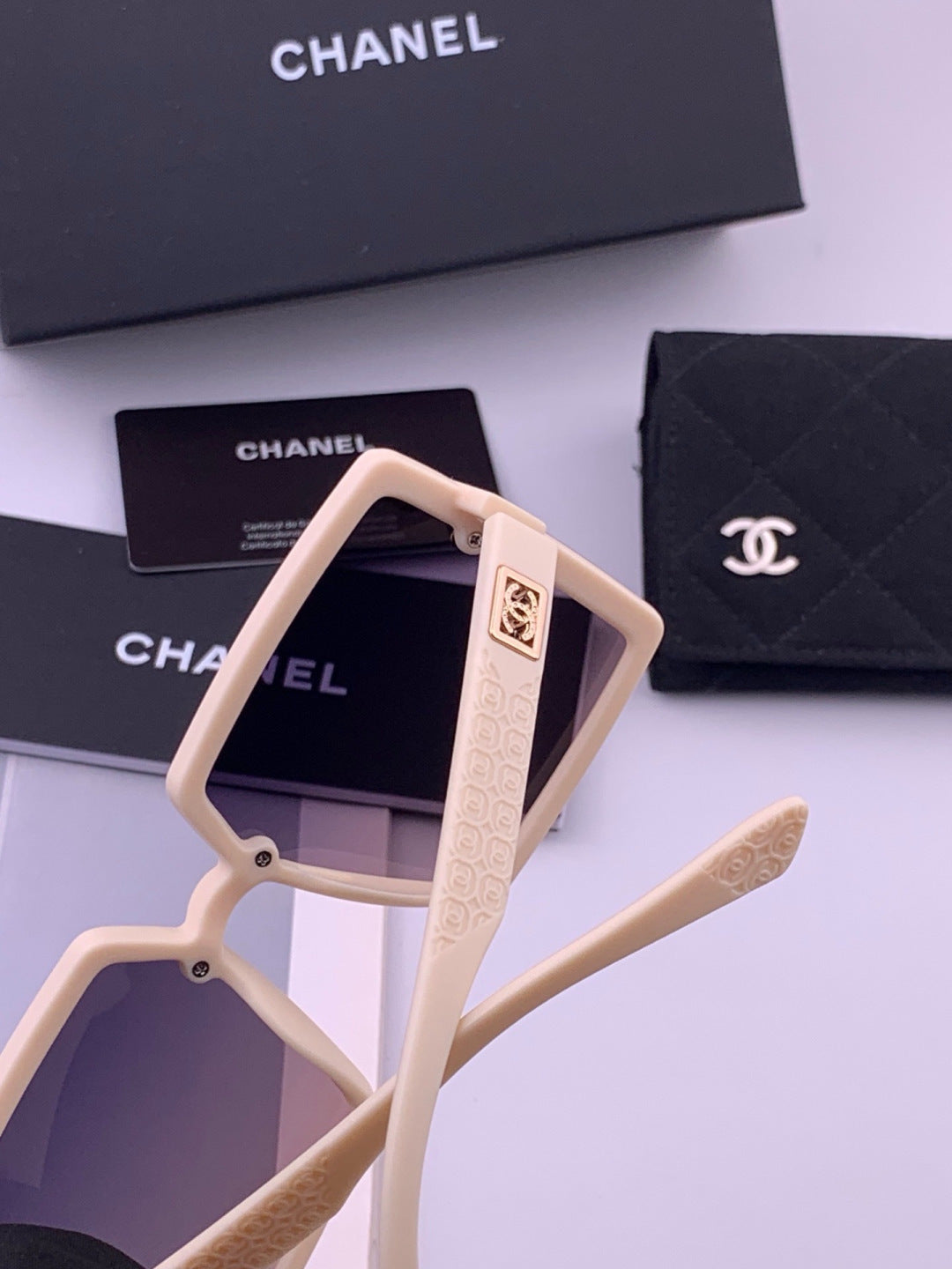 Chanel CH5250 Polarized Square Brown Lens Sunglasses for Women - 486624 - detail image 5