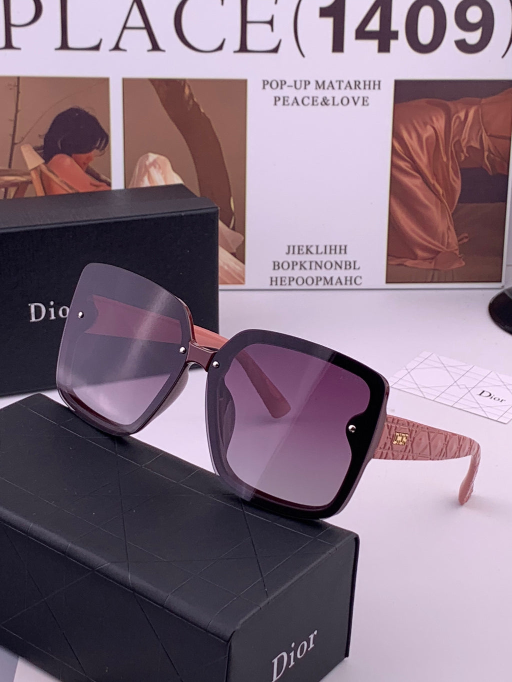 Dior CD2893 Polarized Fashion Brown Lens Sunglasses for Men & Women - detail image 2