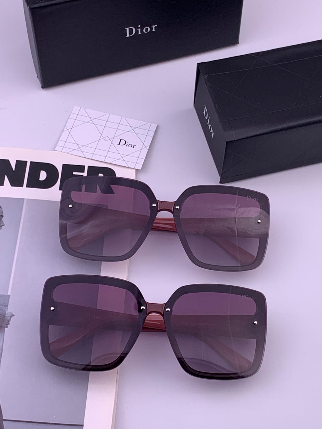 Dior CD2893 Polarized Fashion Brown Lens Sunglasses for Men & Women - detail image 7