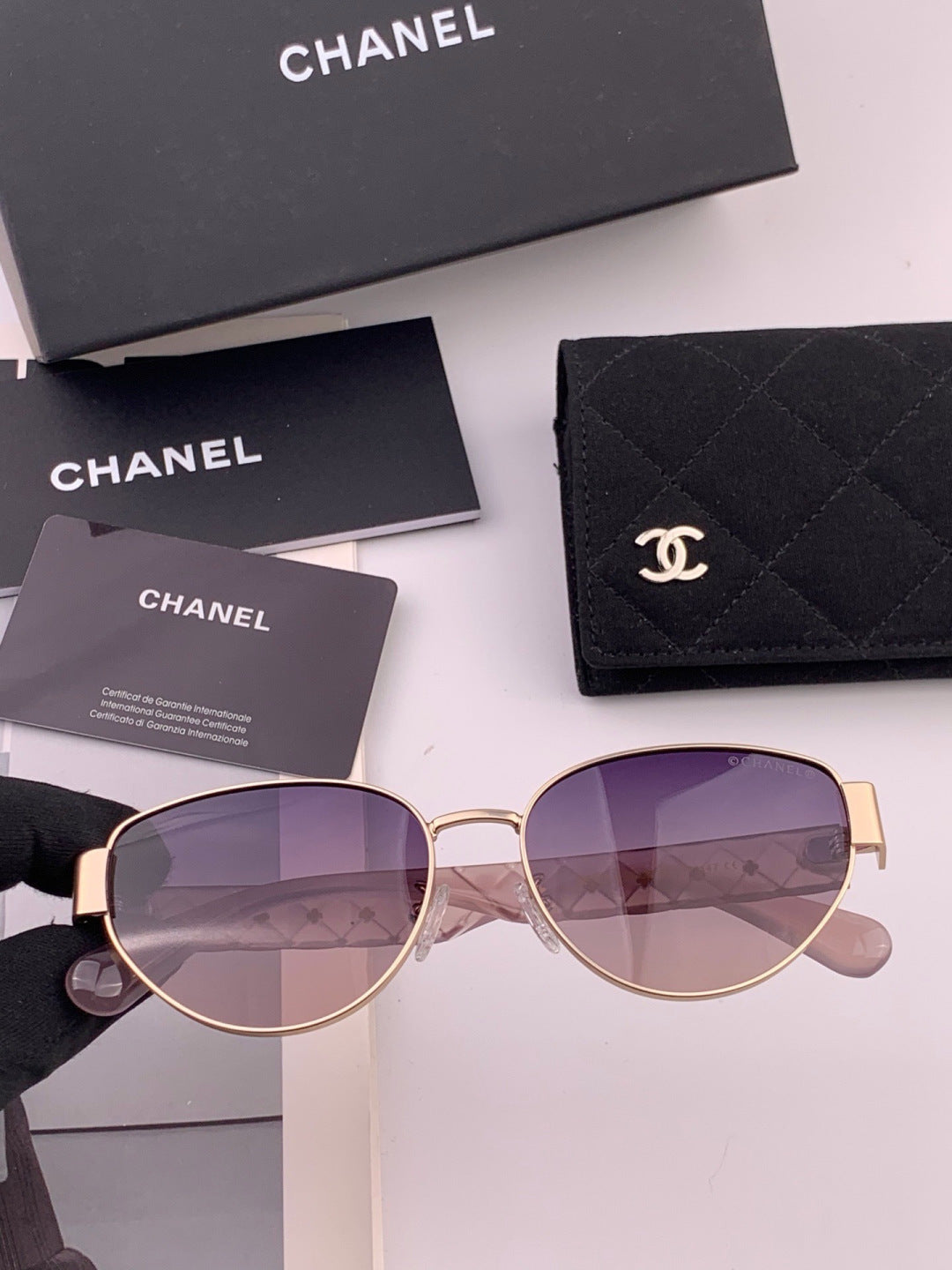 Chanel CH65910 Polarized Fashion Black Lens Sunglasses for Women