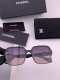 Chanel CH9788 Polarized Oversized Black Lens Sunglasses for Men & Women