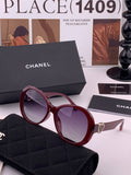 Chanel CH6788 Polarized Oversized Gold Lens Sunglasses for Men & Women