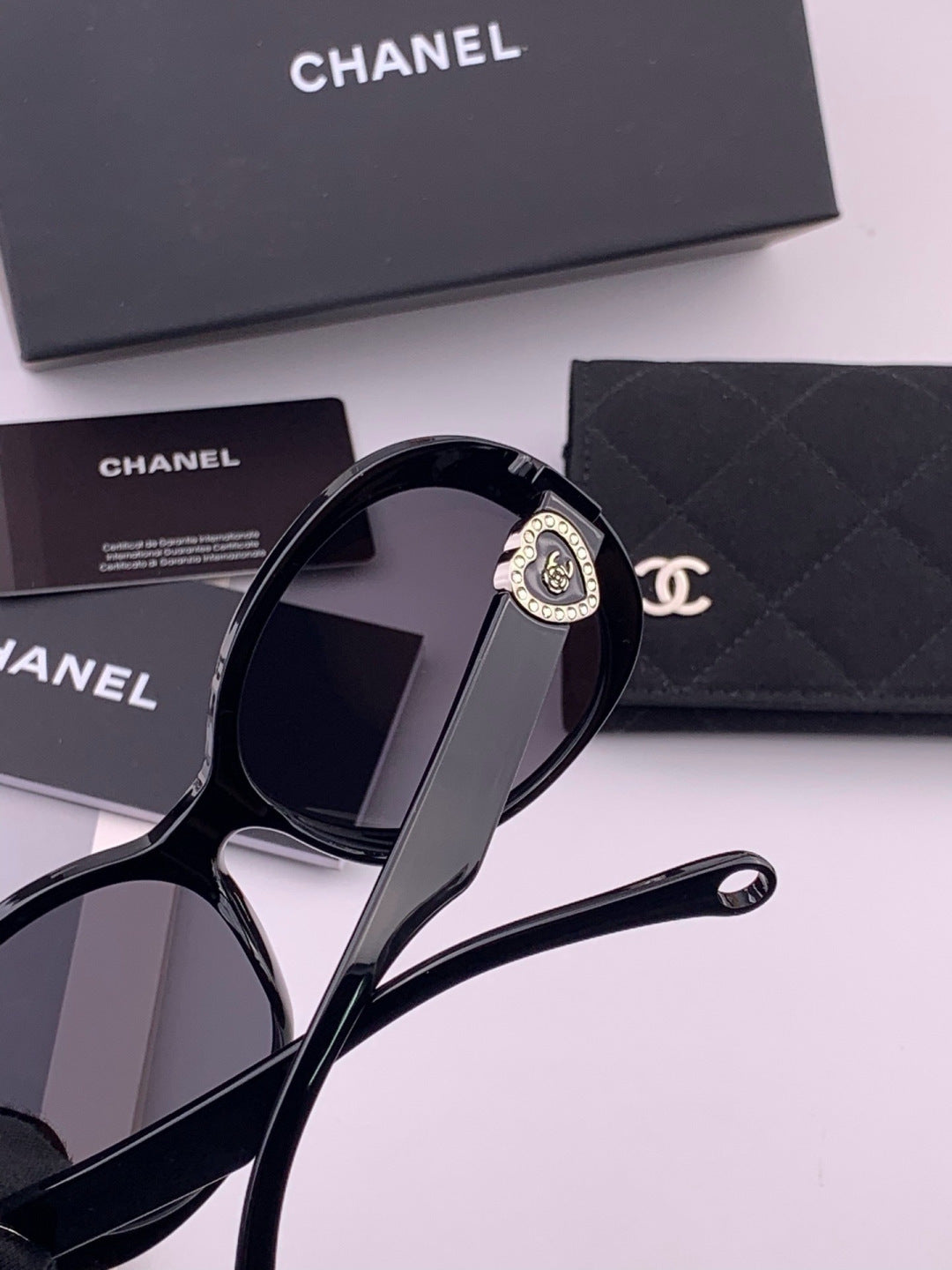 Chanel CH6788 Polarized Oversized Black Lens Sunglasses for Men & Wom - 486617 - detail image 4