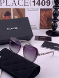 Chanel CH8788 Polarized Oversized Gray Lens Sunglasses for Men & Women